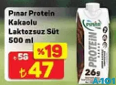 PINAR PROTEİN KAKAOLU LAKTOZSUZ SÜT 500 ML PINAR PROTEİN KAKAOLU LAKTOZSUZ SÜT 500 ML